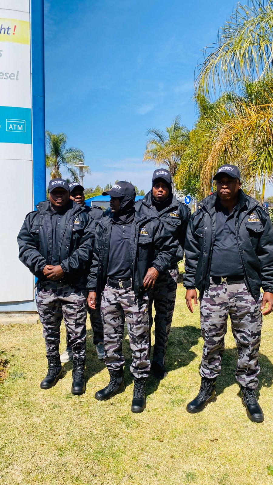 ESSA uniformed security officers on site in Burgersfort